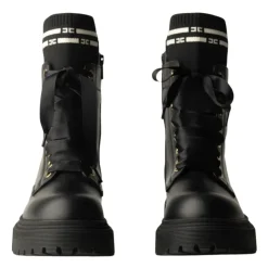 Stivaletto con inserto logo