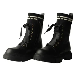 Stivaletto con inserto logo