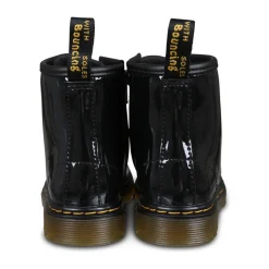 Stivali Biker Neri in Vernice Lamper