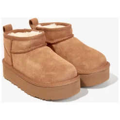 Stivali Classici Ultra Mini Platform in Marrone