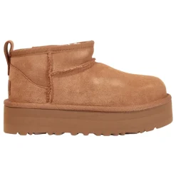 Stivali Classici Ultra Mini Platform in Marrone