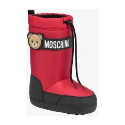 Stivali da neve in nylon con orsetto
