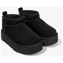 Stivali Neri Platform Ultra Mini Classici
