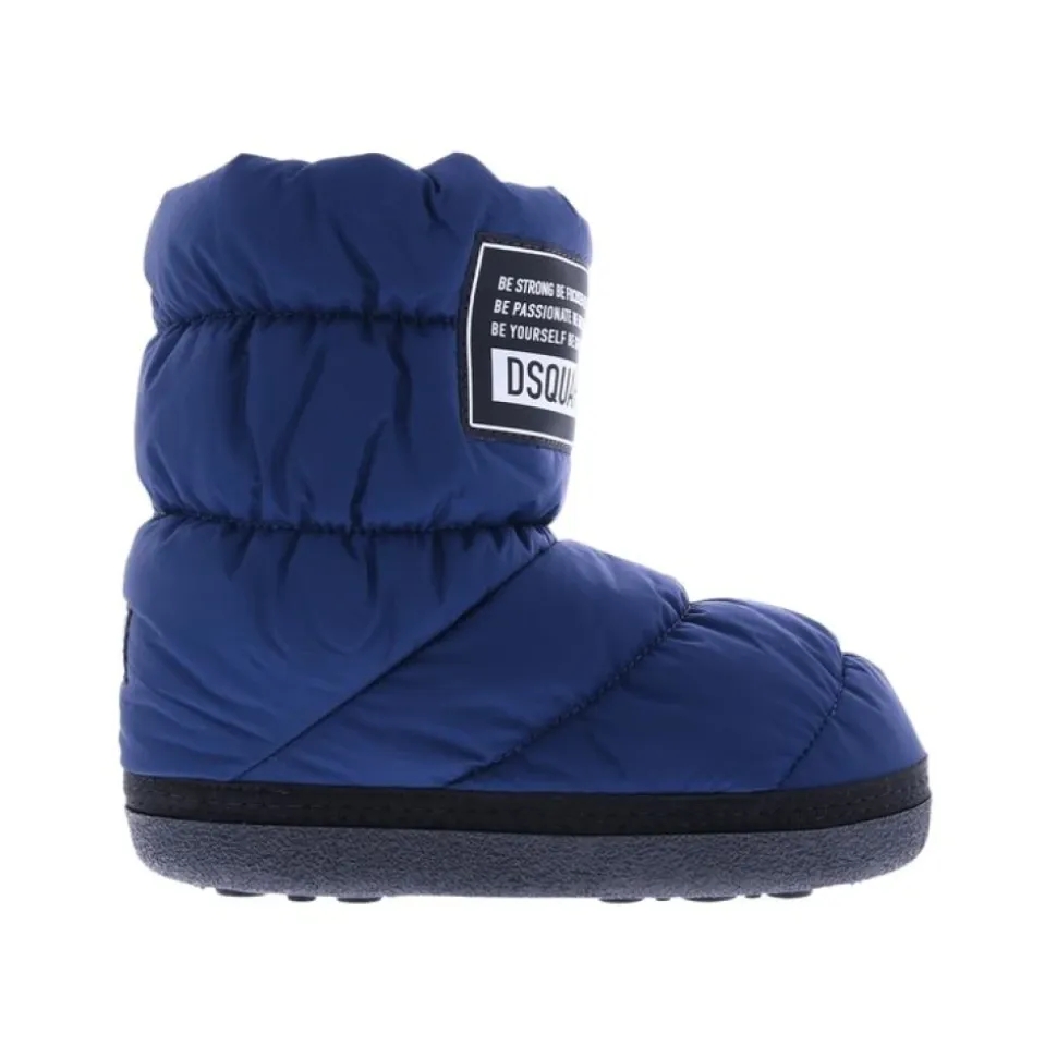 Stivali Neve Bambini Logo Patch