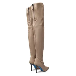 Stivali Over-knee in Tessuto Elasticizzato