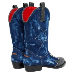 Stivali Texani in Denim Super Star