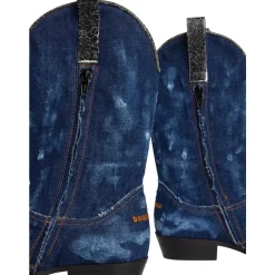 Stivali Texani in Denim Super Star