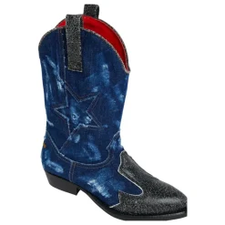 Stivali Texani in Denim Super Star
