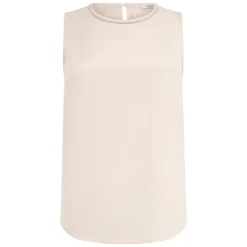 Stretch Silk Satin Top