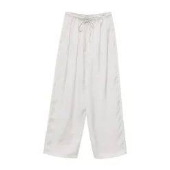 Striped Wide Trousers