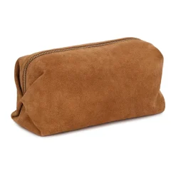 Suede Cosmetic Bag