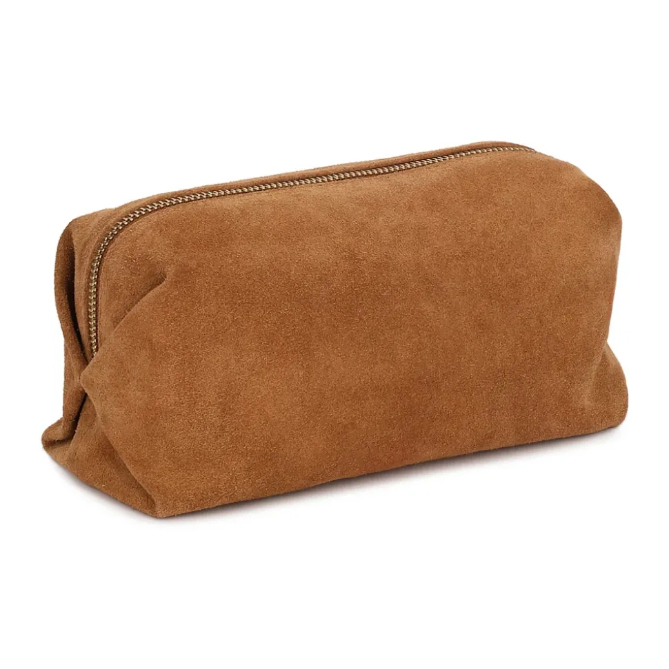 Suede Cosmetic Bag