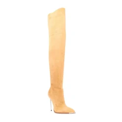 Suede Over-the-Knee Stiletto Stivali