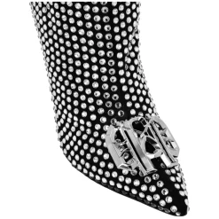 Suede Strass Overknee Boots