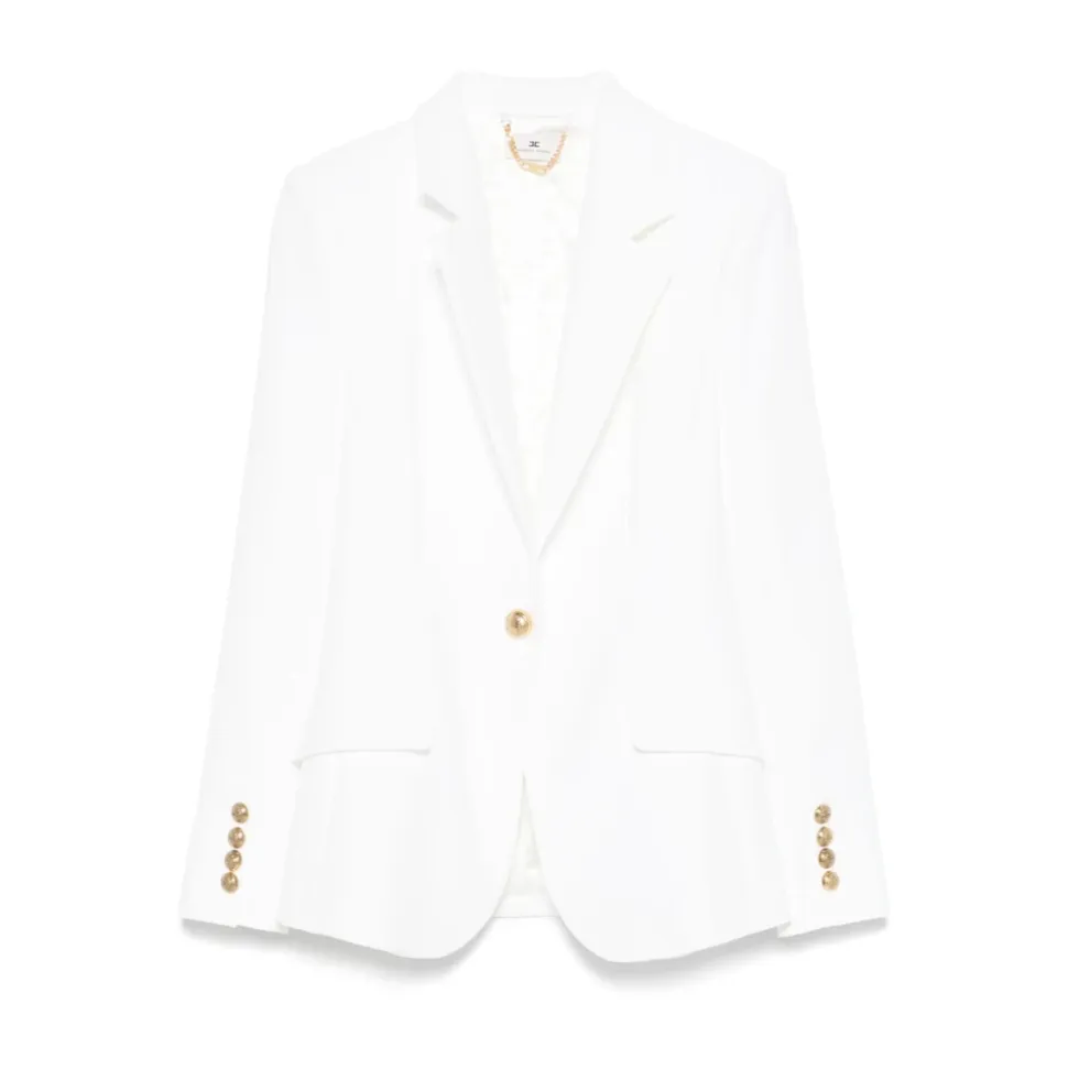 Tailleur Abbottonato con Spalline