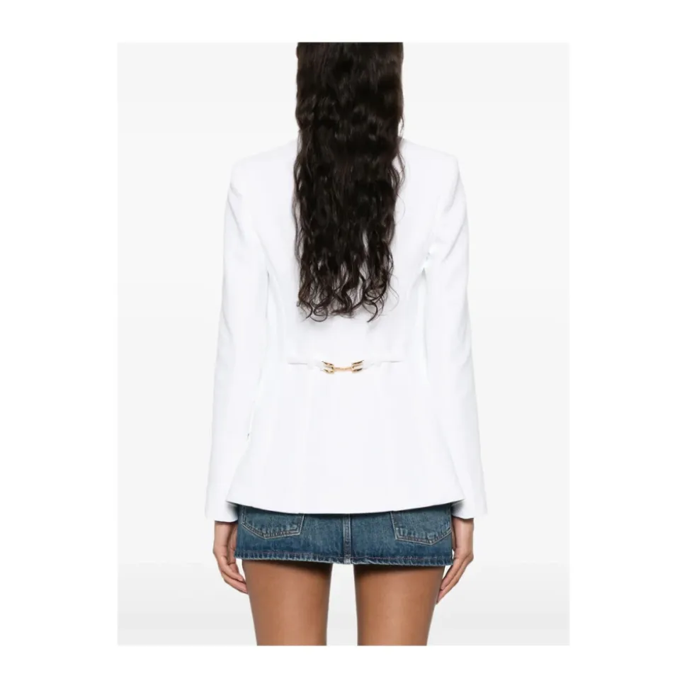Tailleur Abbottonato con Spalline