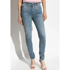 Tapered leg jeans