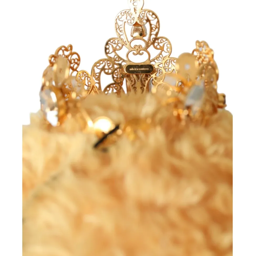 Teddy Bear Crystal Crown Hair Band Diadem