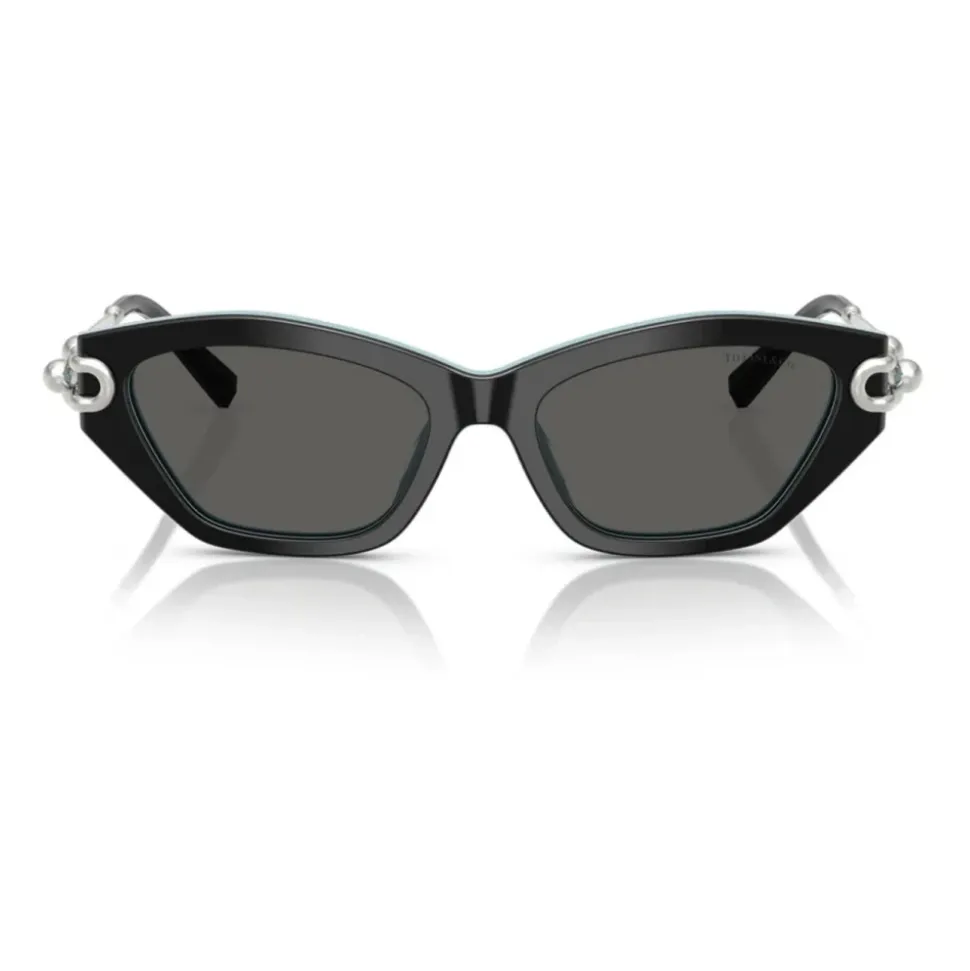 Tiffany & Co. Occhiali da Sole TF4231U 8055S4 Nero Blu Tiffany/Grigio Scuro Donna