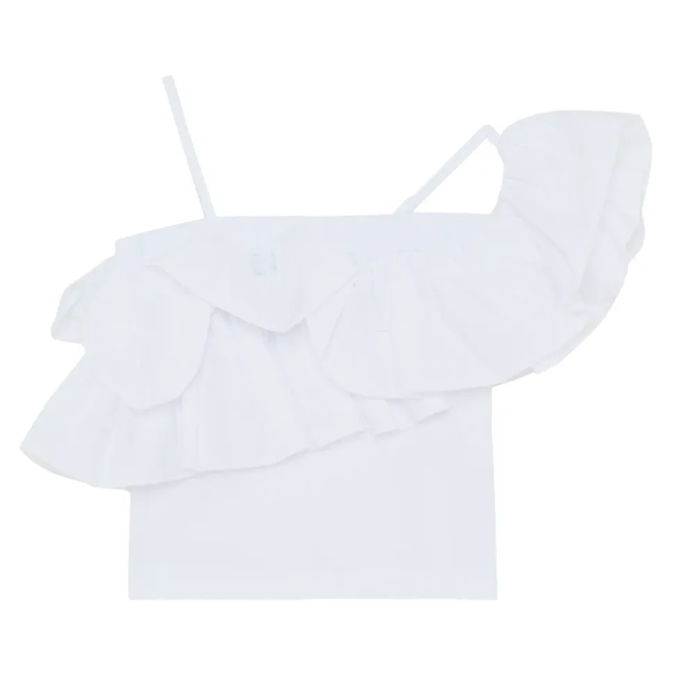 Top con Volant Unica Spalla