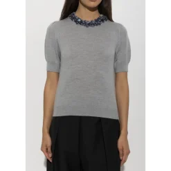 Top in Lana Jude Ricamato