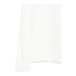 Top in Maglia a Costine con Collo Alto