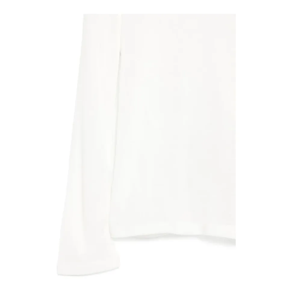 Top in Maglia a Costine con Collo Alto