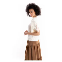 Top in maglia senza maniche