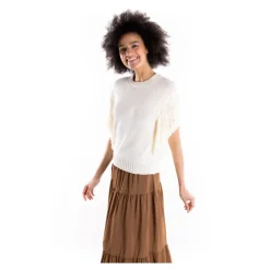 Top in maglia senza maniche
