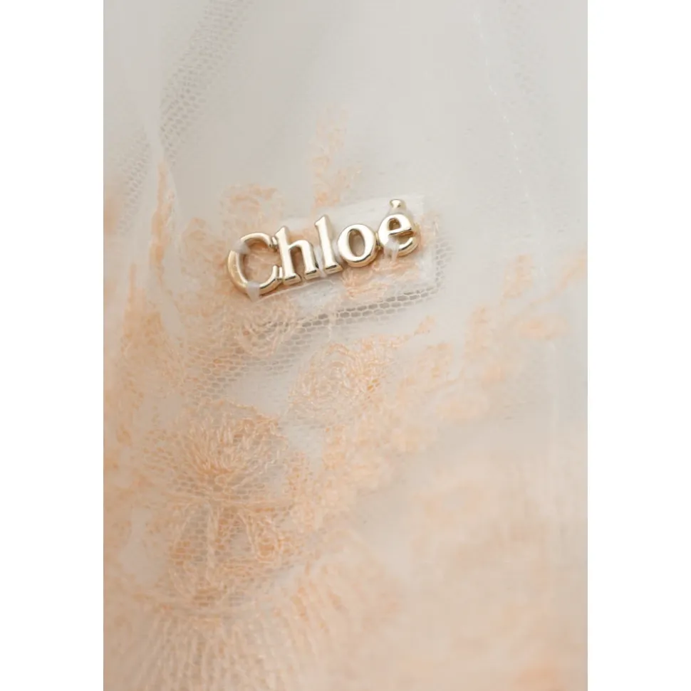 Top in Tulle con Ricamo