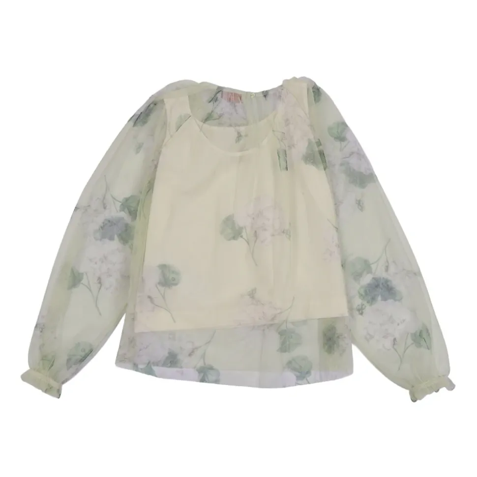 Top Tulle Foderato Tulle