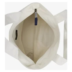 Tote in Cotone con Stampa Orsetto