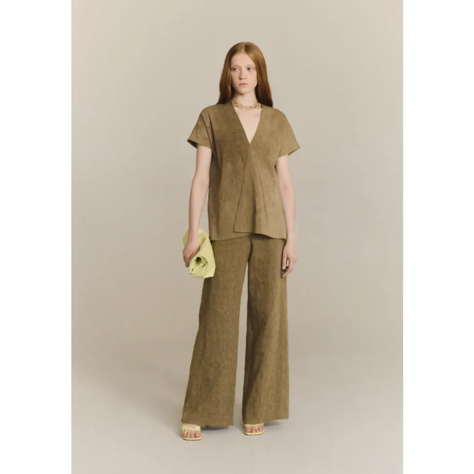 Trapani High-Waist Wide Trousers
