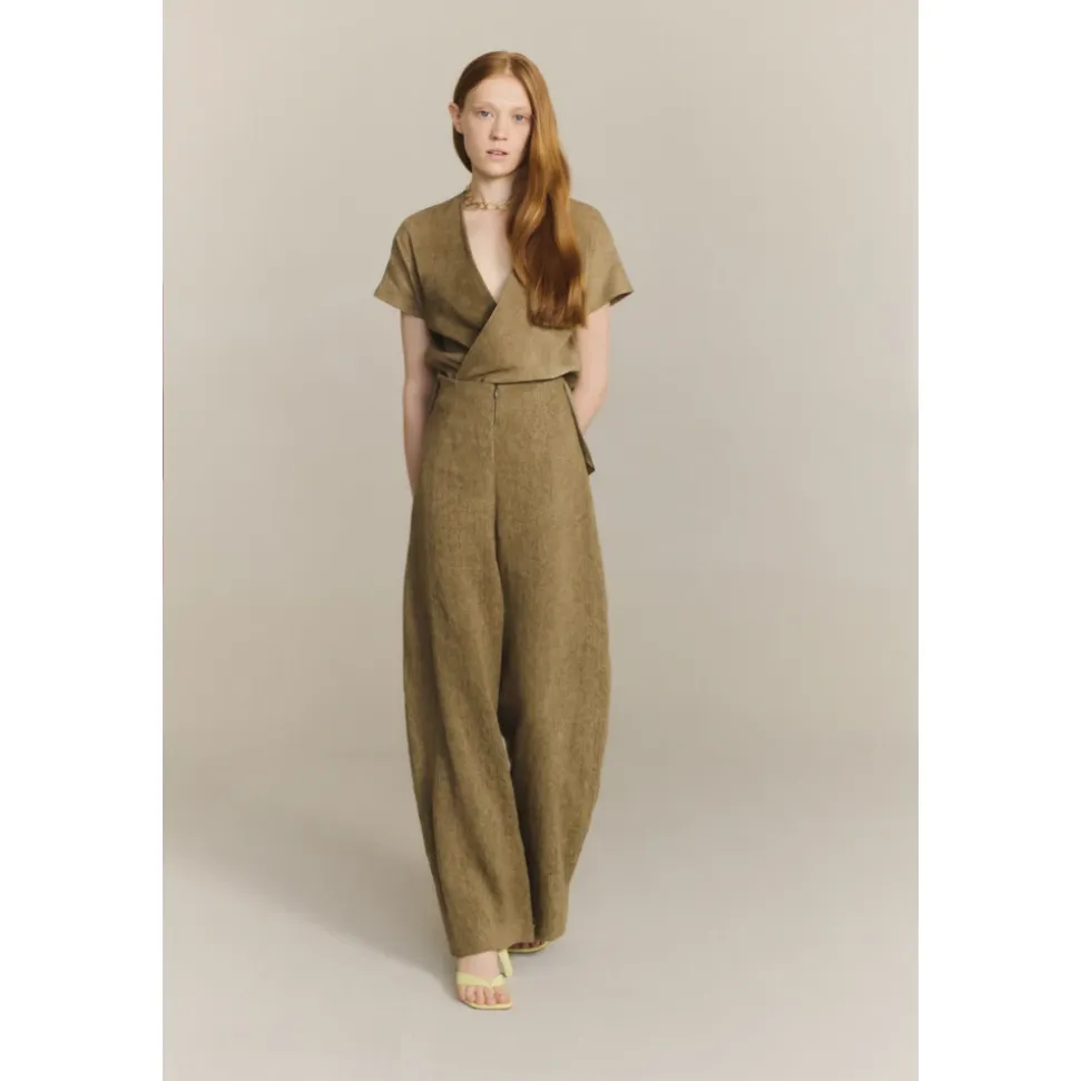 Trapani High-Waist Wide Trousers