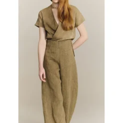 Trapani High-Waist Wide Trousers