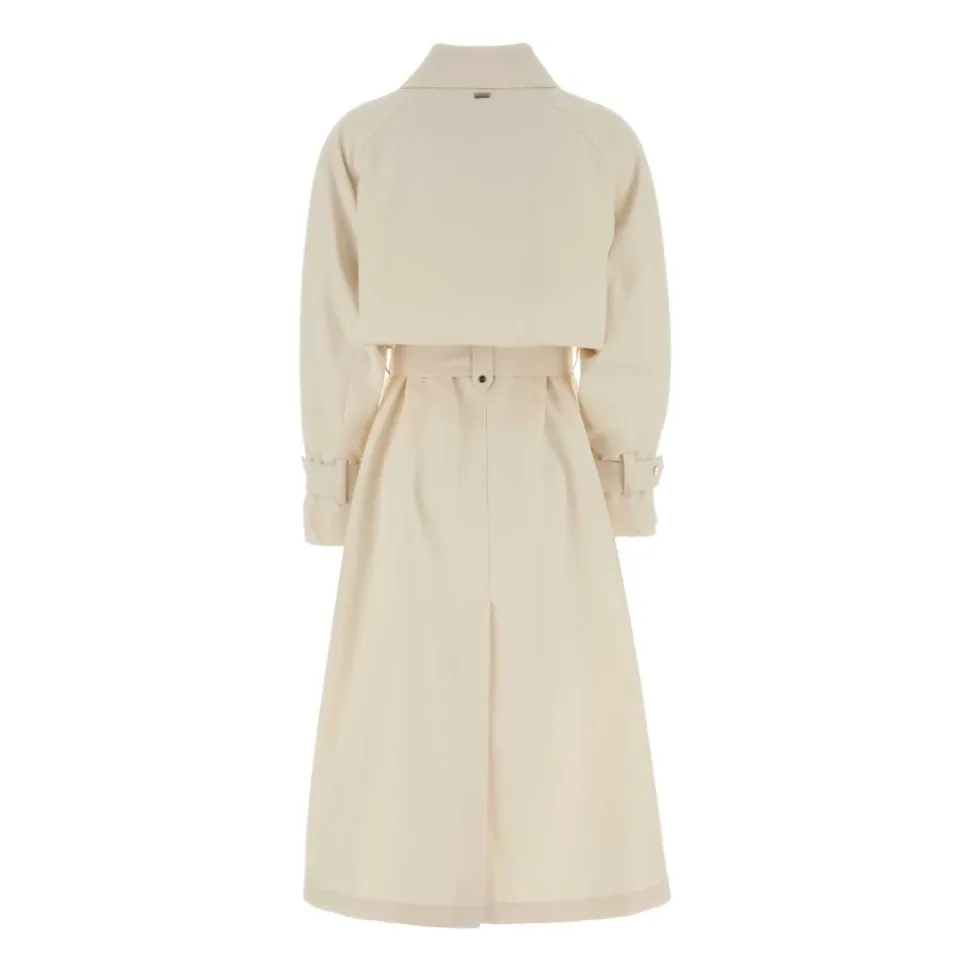 Trench Coat in Fresco Tessuto Crinkle