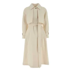 Trench Coat in Fresco Tessuto Crinkle