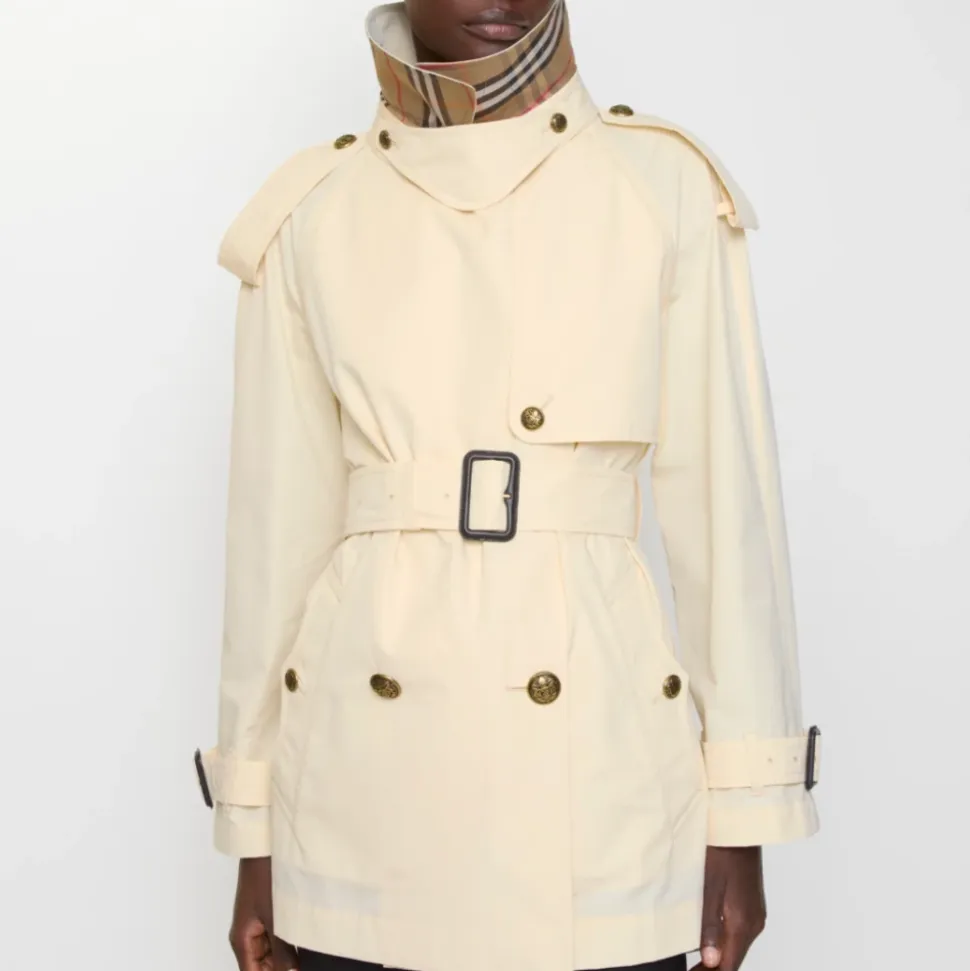 Trench Corto Fitzrovia Leggero in Cotone