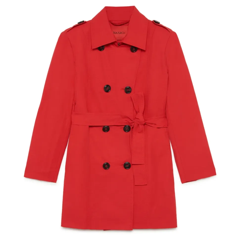 Trench in cotone tecnico