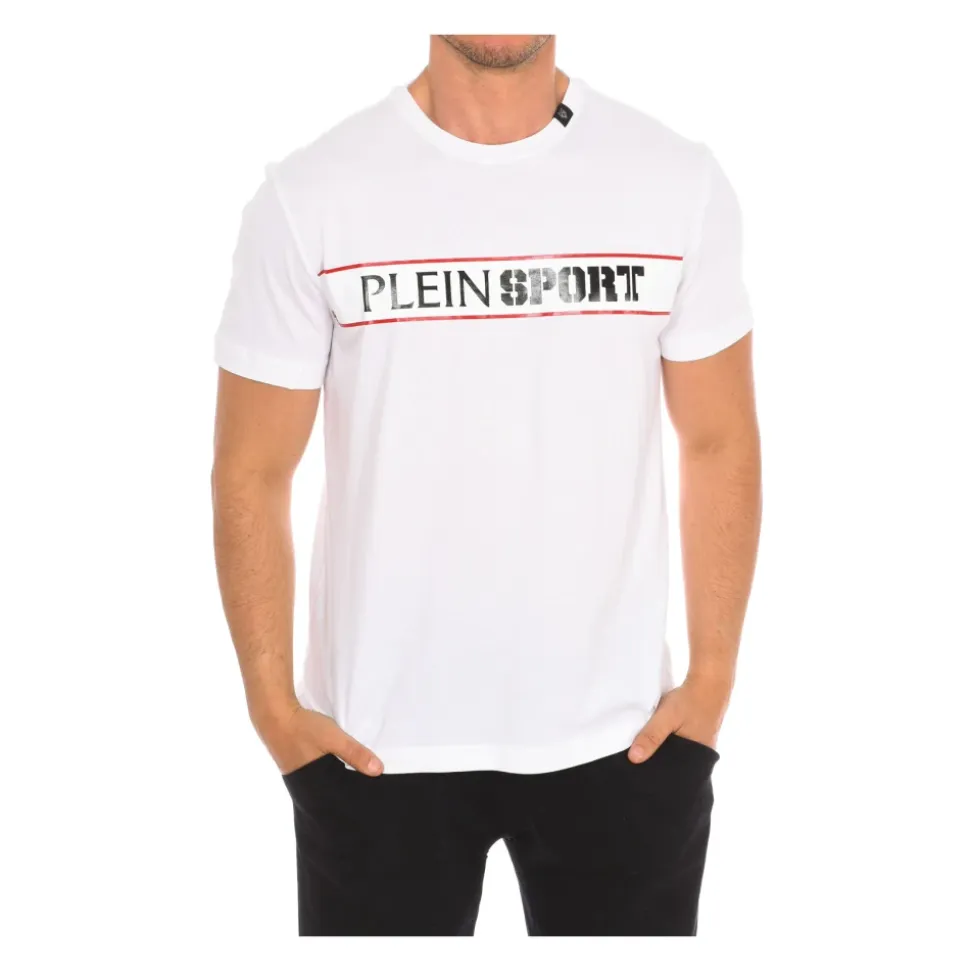 T-shirt a manica corta con stampa del marchio