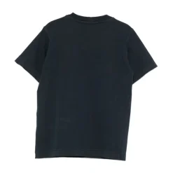 T-shirt a maniche corte con dettaglio bussola e girocollo