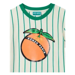 T-Shirt a Righe in Cotone