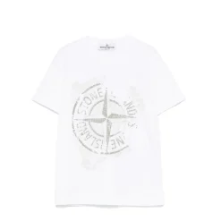 T-Shirt Bambino con Stampa Bussola