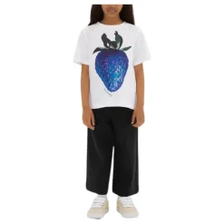 T-shirt bianca con stampa frontale