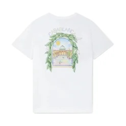 T-shirt con arco da tennis