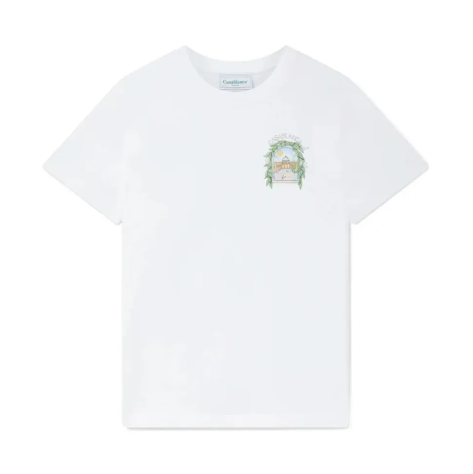 T-shirt con arco da tennis