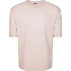 T-Shirt Con Bordi Continui