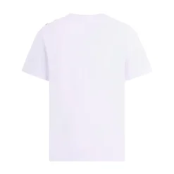 T-shirt con Dettaglio Bottoni e Logo