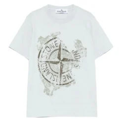 T-shirt con grande stampa logo