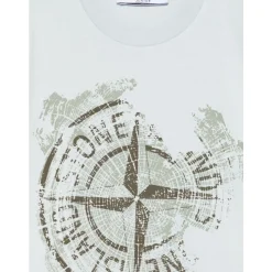 T-shirt con grande stampa logo